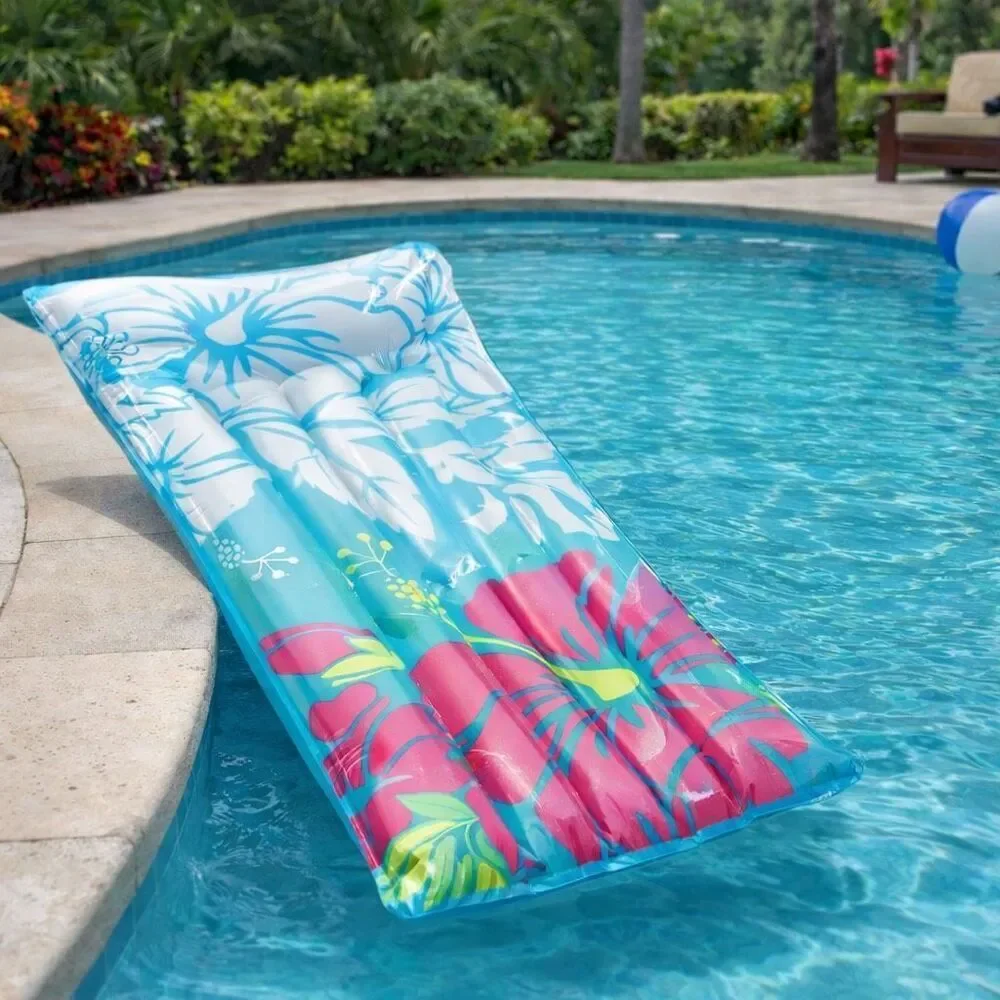 Intex Fashion Mat Inflatable Raft Pool Beach Ocean Float Device Floral  New